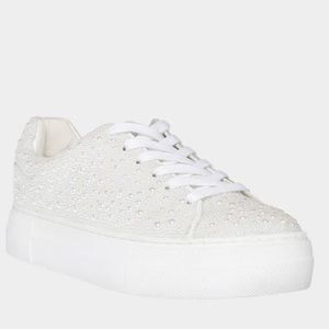 WORN ONCE Betsy’s Johnson pearl sneakers